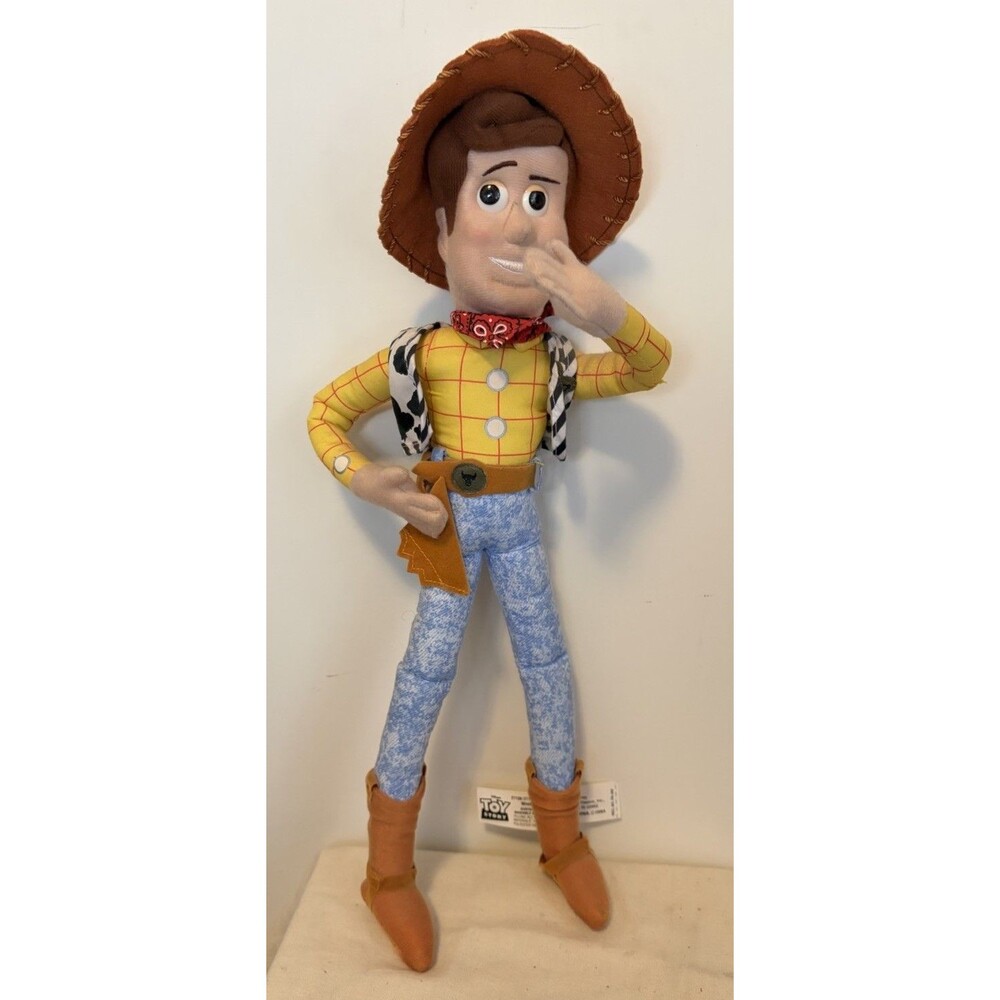 Toy Story Movie Plush & Huggable Woody Doll Hasbro 16’ Tall Rare Collectible Toy